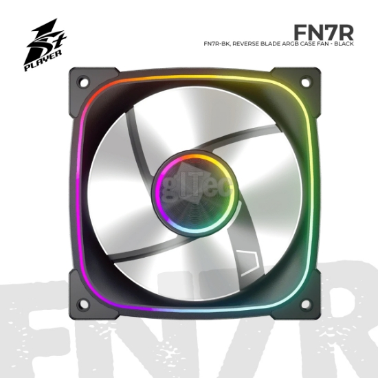 სურათი ქულერი 1STPLAYER FN7R FN7R-BK A-RGB REVERSE BLACK